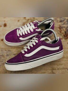 Vans Classic Lace Up Purple Sneakers
